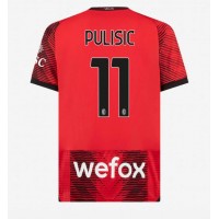Fotballdrakt Herre AC Milan Christian Pulisic #11 Hjemmedrakt 2023-24 Kortermet